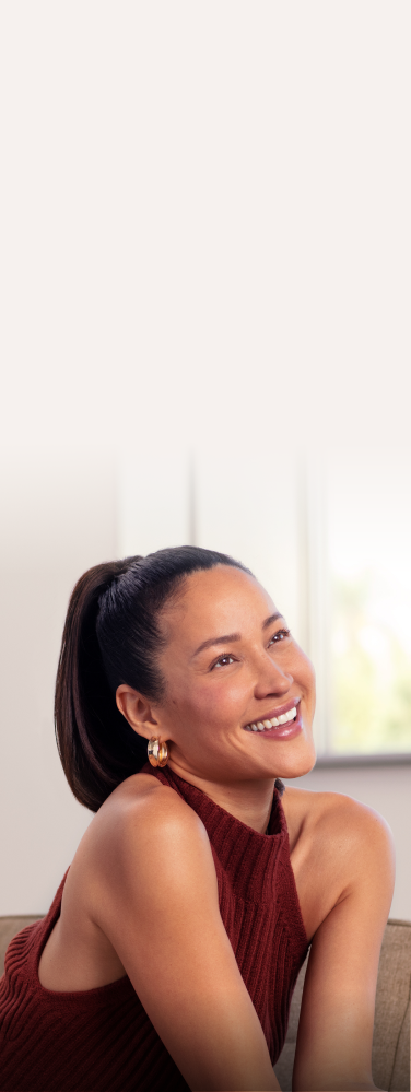 Female JUVÉDERM patient posing.